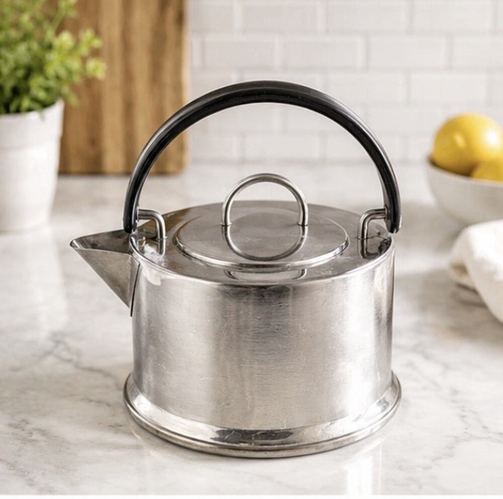 Bodum Italy Water Tea Kettle Stove Top C. Jorgensen Stainless 18/10 Osiris INOX